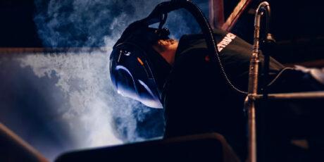 Image showing a person welding